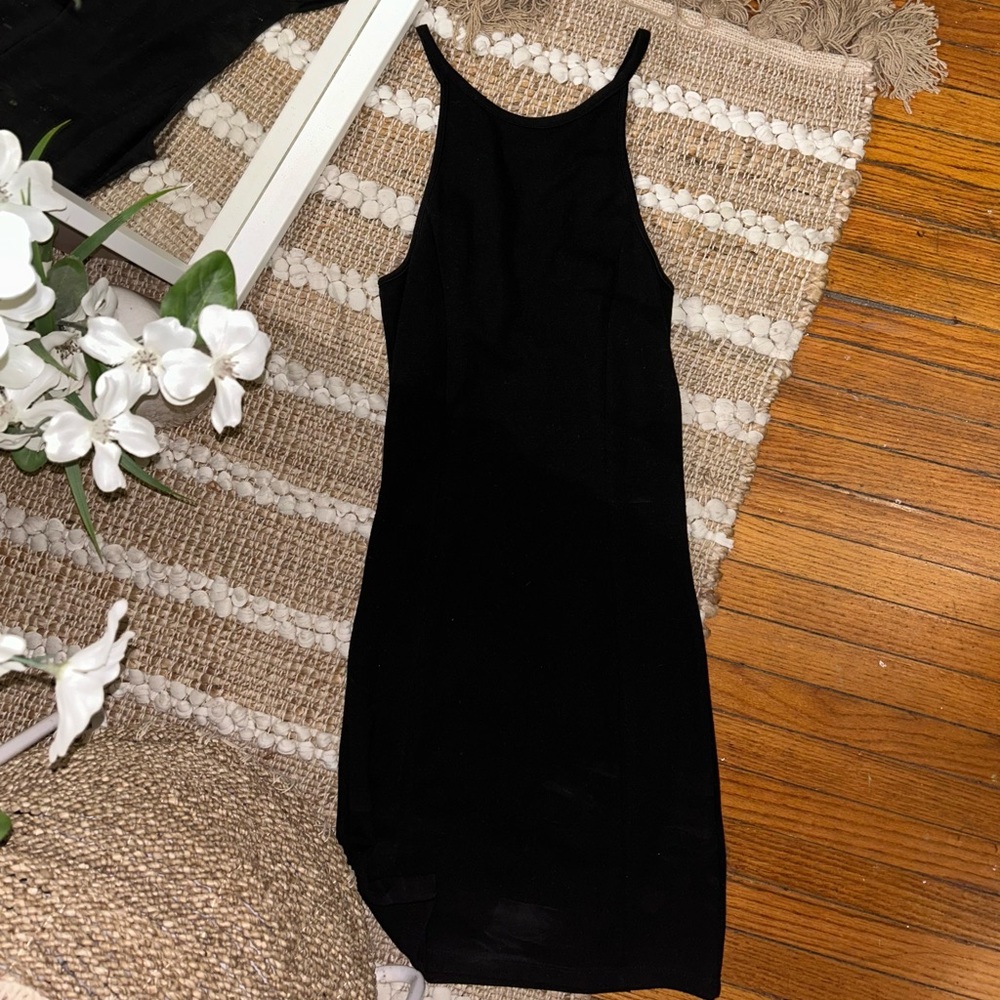 Mini black dress